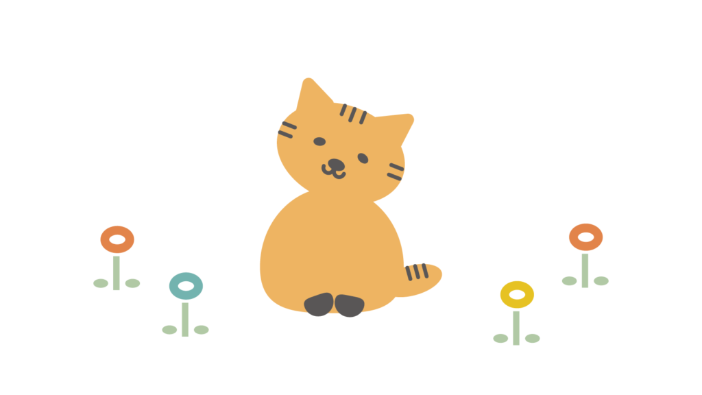 モモキチとお花